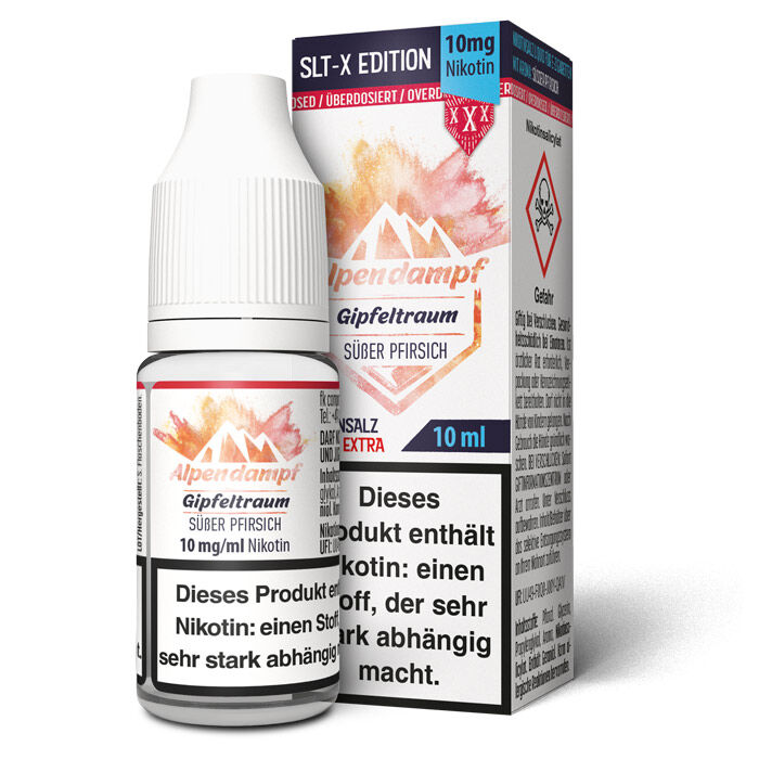 Liquid Nikotinsalz SLT-X Gipfeltraum Alpendampf 10ml 10mg/ml (mittel)