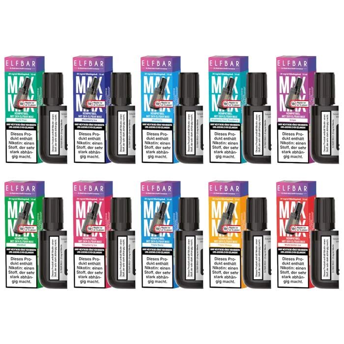 Pod mit Liquid für ELFBAR Max 10ml