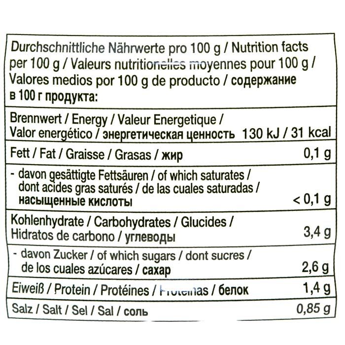 Weinsauerkraut pasteurisiert in Dose 10L von WASTA