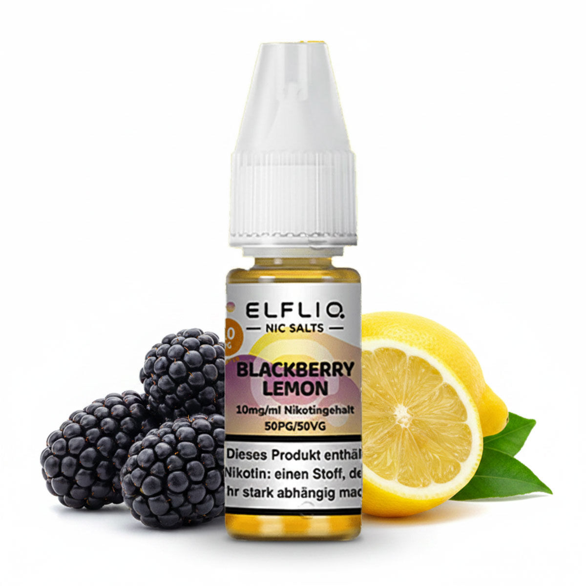 ELFLIQ Nikotinsalz Liquid Blackberry Lemon 10 mg/ml 10 ml