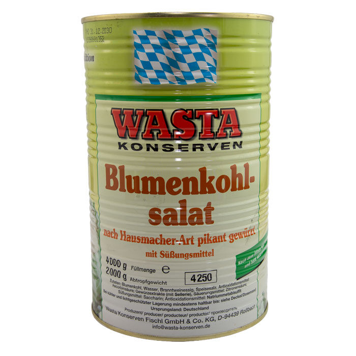 Blumenkohl pikant-gewürzt in Dose 5L von WASTA