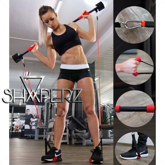 SHAPERZ Body Trainer Finest Fitness mit Fitnessband-Set ab 170 cm