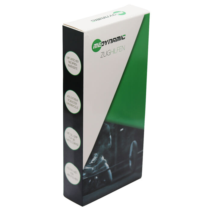 Zughilfen meDynamic aus Baumwolle mit Neopren und Gel Grip