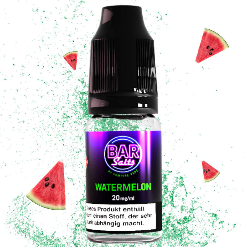 *ABVERKAUF* Liquid Nikotinsalz Bar Salts - Watermelon Vampire Vape 10ml