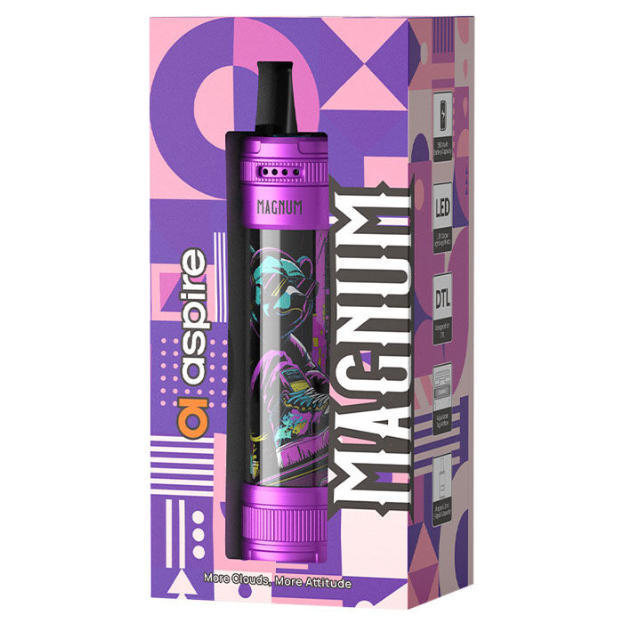 E-Zigaretten Set ASPIRE Magnum 6ml Purpur & Cyber Bear