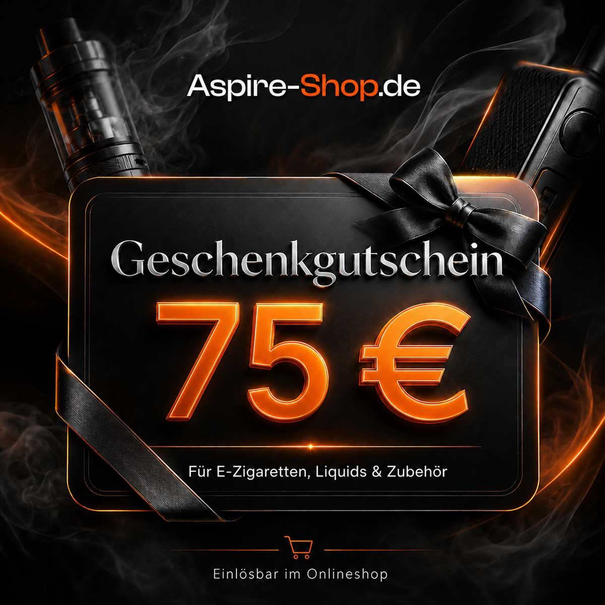ASPIRE Geschenk-Gutschein 75 Euro (nur digital)