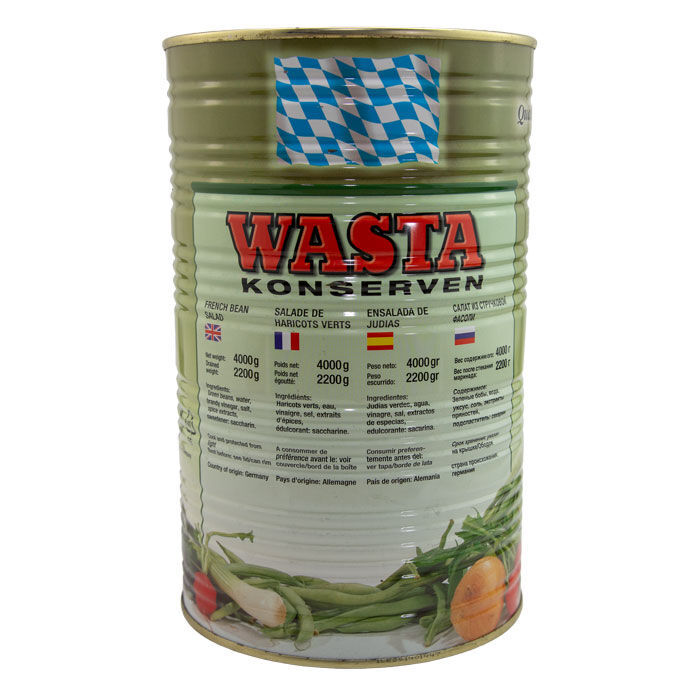 Bohnensalat pikant-gewürzt in Dose 5L von WASTA