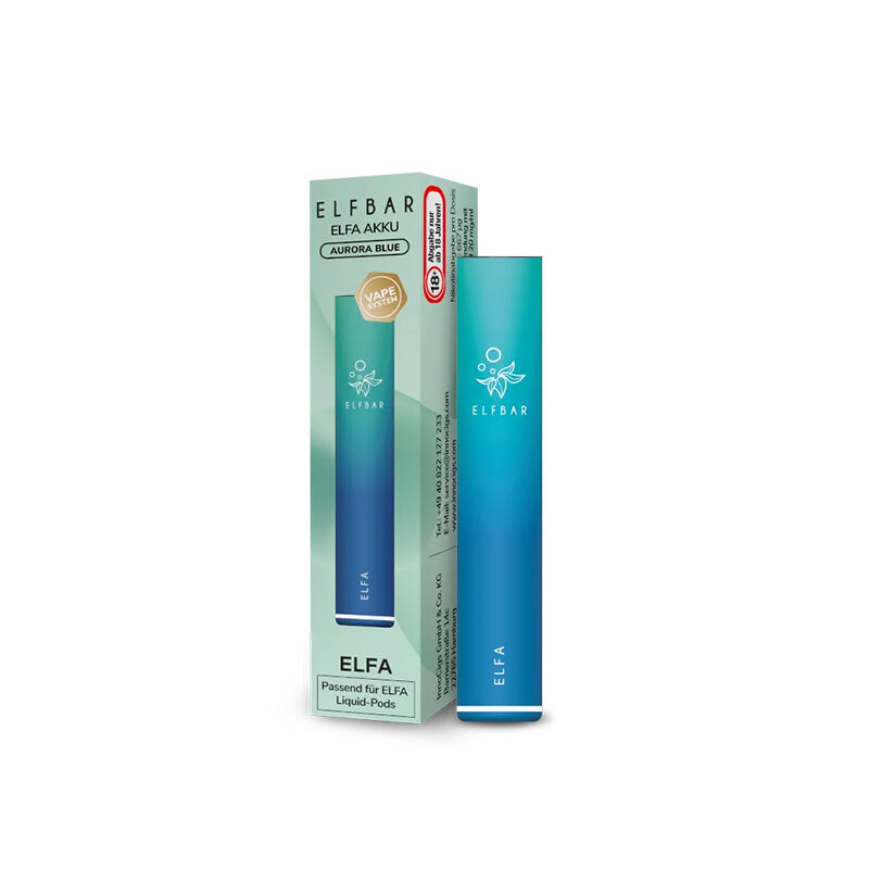 E-Zigaretten Akku ELFBAR Elfa 500mAh aurora-blau