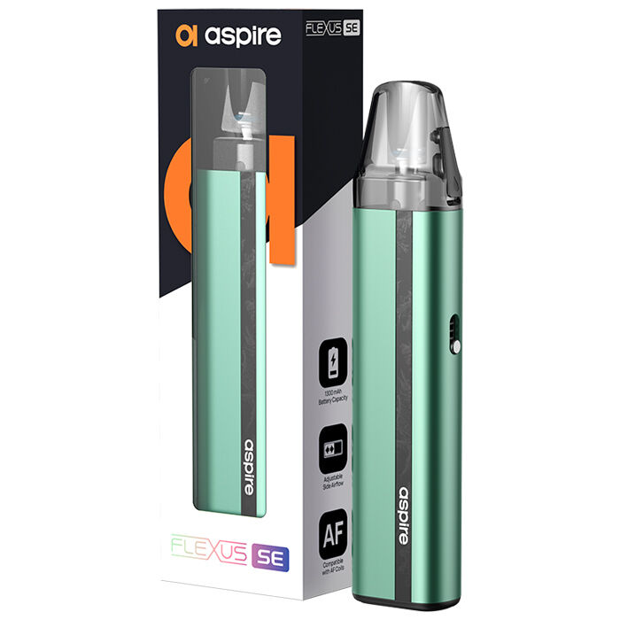 E-Zigaretten Set ASPIRE Flexus SE 1300mAh grün (jade green)