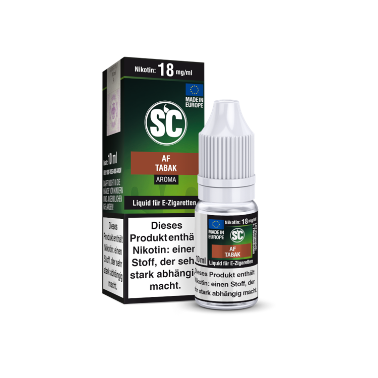 Liquid AF Tabak (Americas Finest) SC 10ml für E-Zigarette 06 mg/ml (mittel)