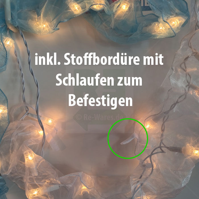 LANTEC Lichterkette LAN-35-250-RG mit 35 Lampen, warmweiß
