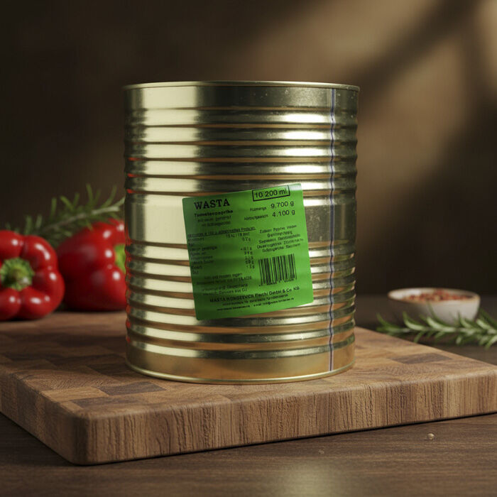 Tomatenpaprika geviertelt in Dose 10L von WASTA
