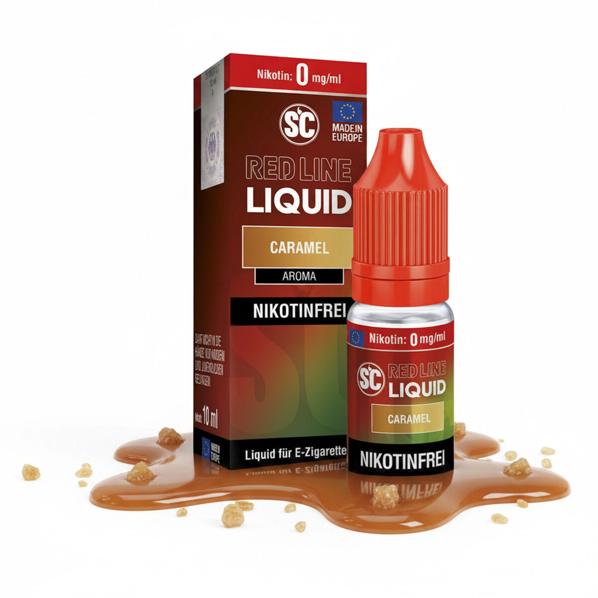 SC Red Line Caramel Nikotinsalz-Liquid 10 ml 0 mg/ml