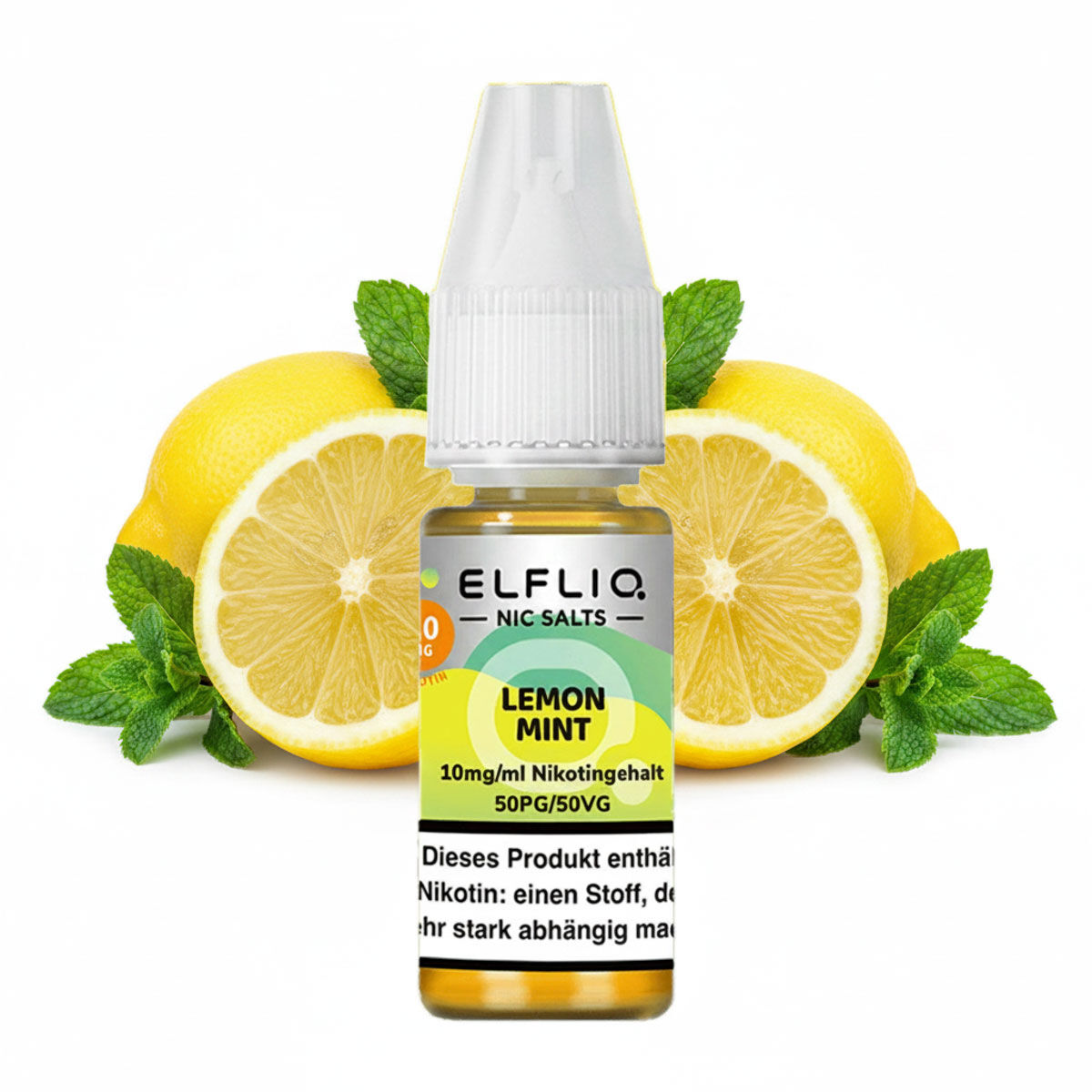 Liquid Nikotinsalz Lemon Mint ELFLIQ 10ml 10mg/ml (mittel)