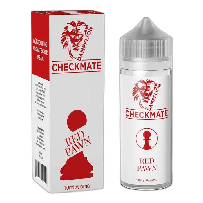 Aroma (Longfill) Checkmate Red Pawn Dampflion 10ml (120ml Flasche)