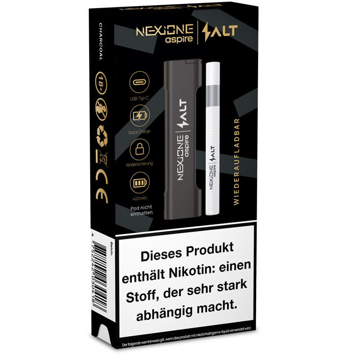 E-Zigaretten Set ASPIRE Nexi One Salt schwarz