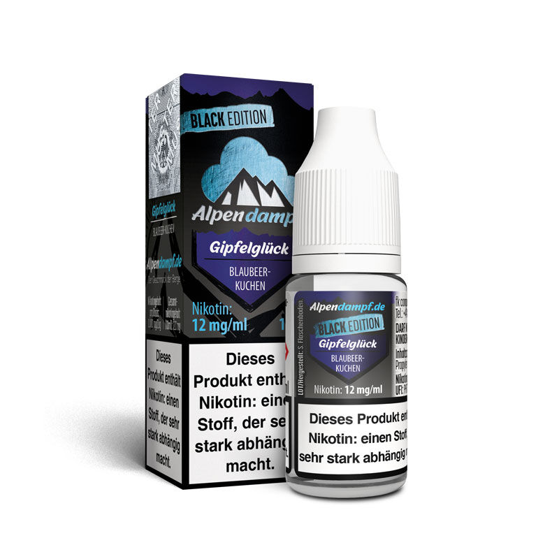 Liquid Black Edition Gipfelglück Alpendampf 10ml 12 mg/ml (stark)