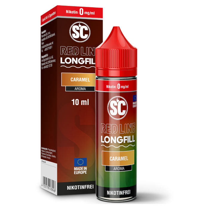 Aroma (Longfill) Caramel SC Red Line 10ml (60ml Flasche)
