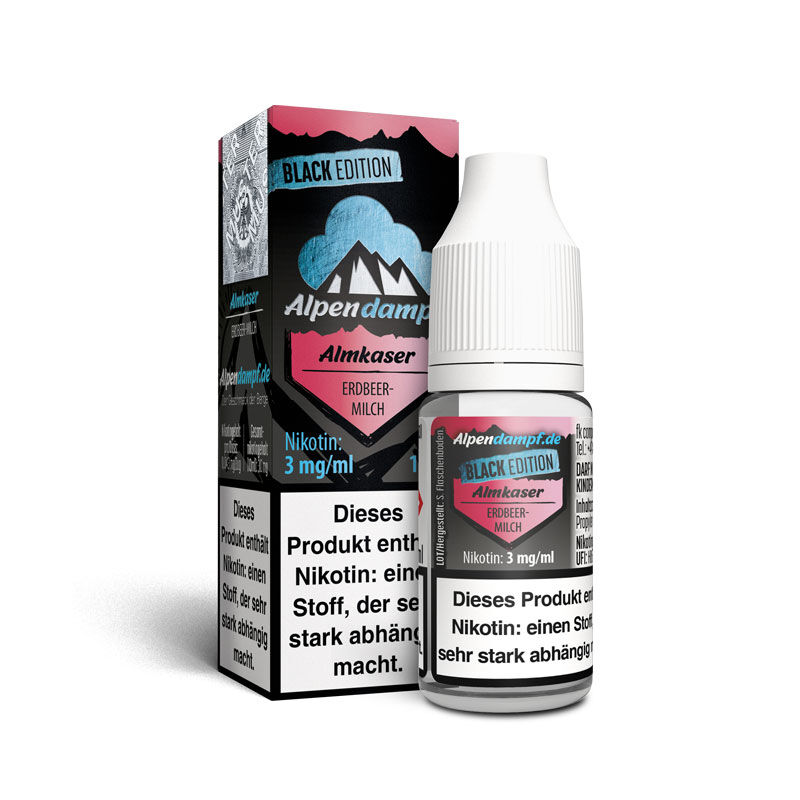 Liquid Black Edition Almkaser Alpendampf 10ml 03 mg/ml (leicht)