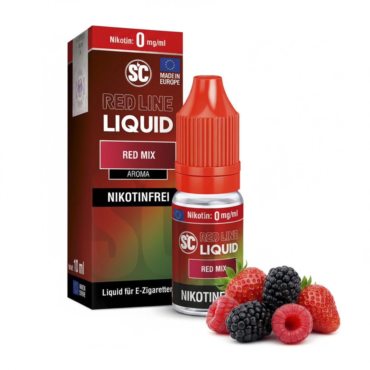 SC Red Line Red Mix Liquid 10 ml 0 mg/ml nikotinfrei