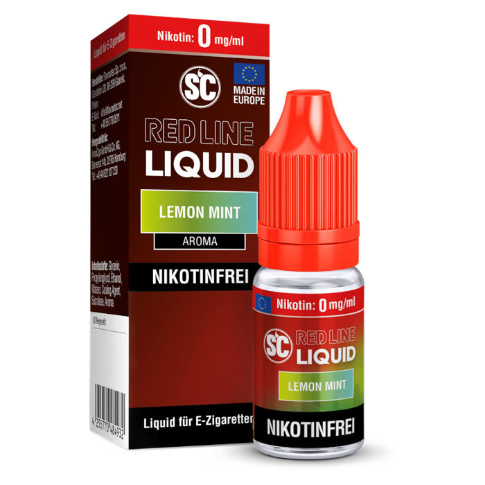Liquid Nikotinsalz Red Line Lemon Mint SC 10ml 00mg/ml (ohne)