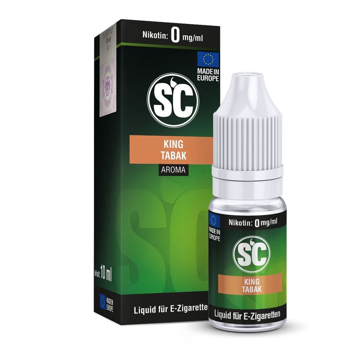 Liquid King Tabak SC 10ml 00 mg/ml (ohne)