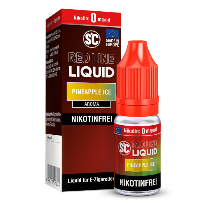 Liquid Nikotinsalz Red Line Pineapple Ice SC 10ml 00mg/ml (ohne)