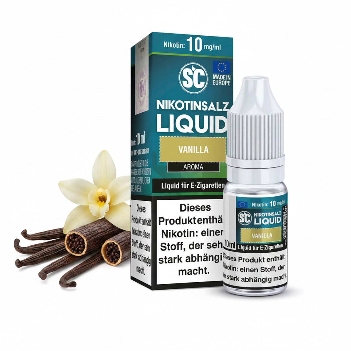 SC Nikotinsalz Liquid Vanille 10 mg/ml – 10 ml