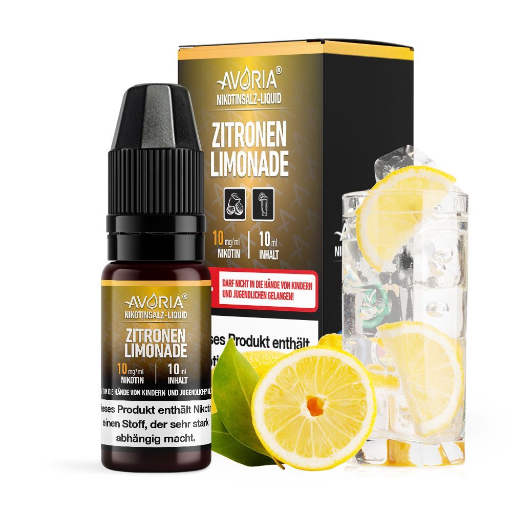 *ABVERKAUF* Liquid Nikotinsalz Zitronen Limonade Avoria 10ml