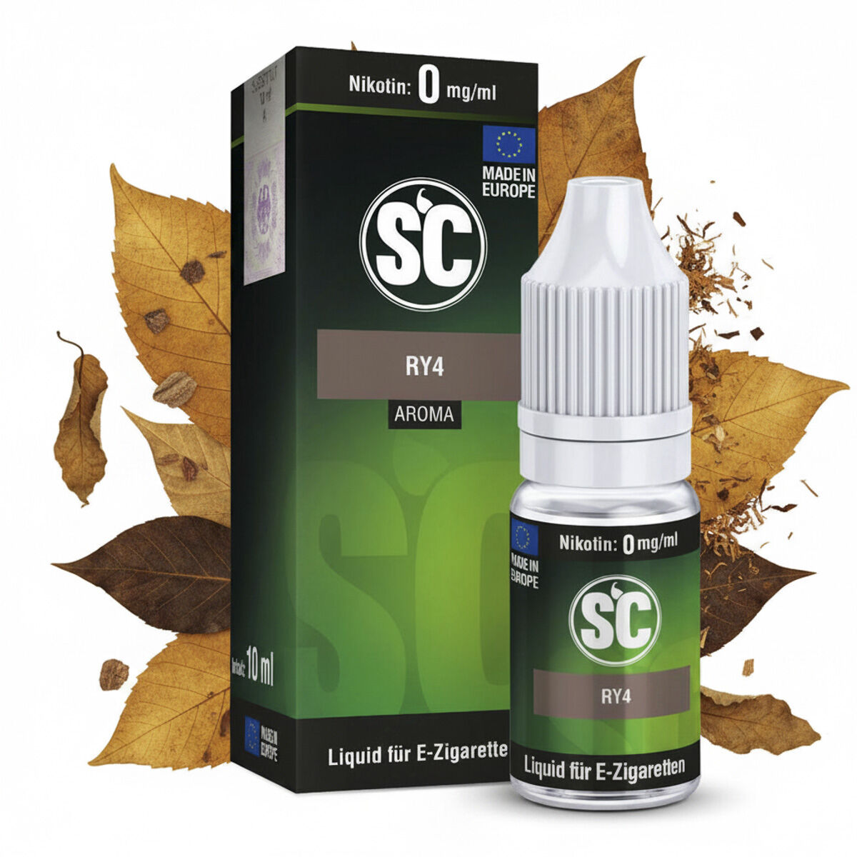 SC Liquid RY4 Tabak 10 ml – 0 mg/ml