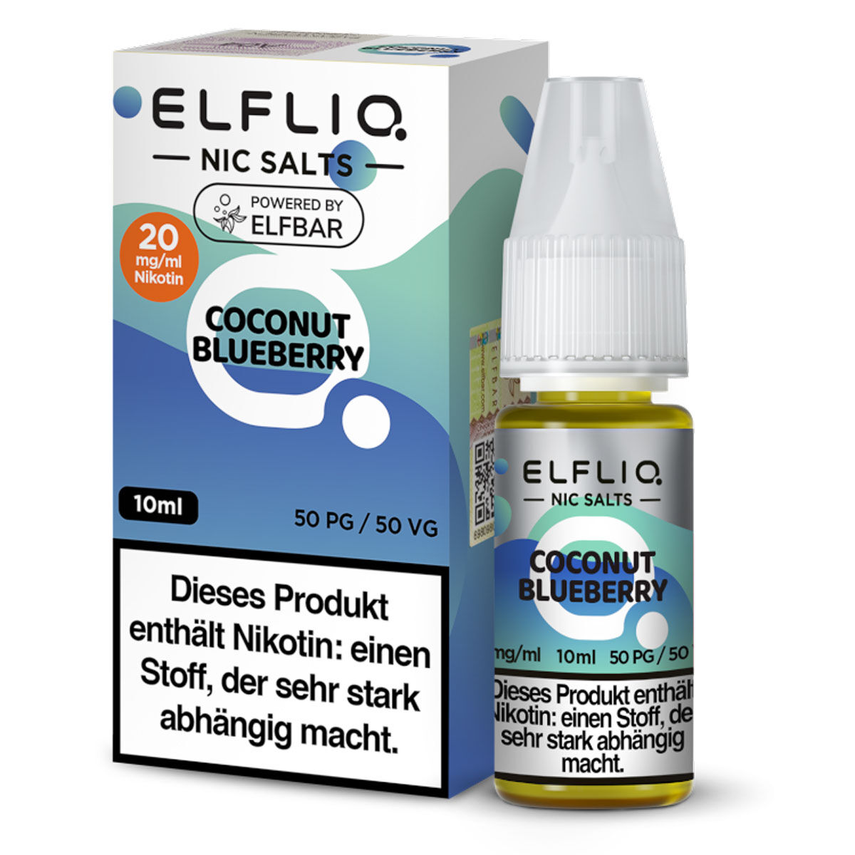Liquid Nikotinsalz Coconut Blueberry ELFLIQ 10ml 20mg/ml (stark)