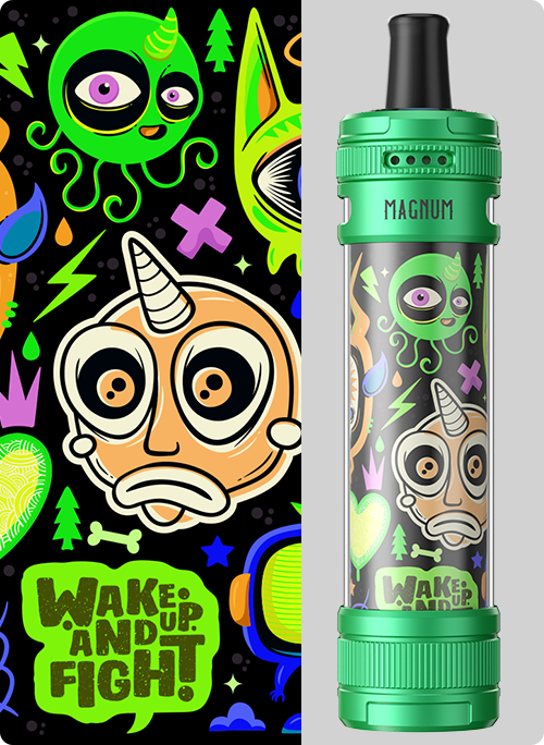 E-Zigaretten Set ASPIRE Magnum 6ml Grün & Evil Eyes