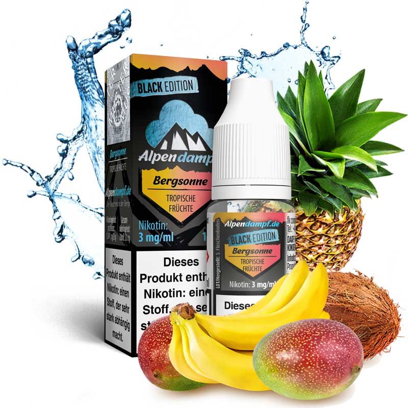 Liquid Black Edition Bergsonne Alpendampf 10ml 03 mg/ml (leicht)