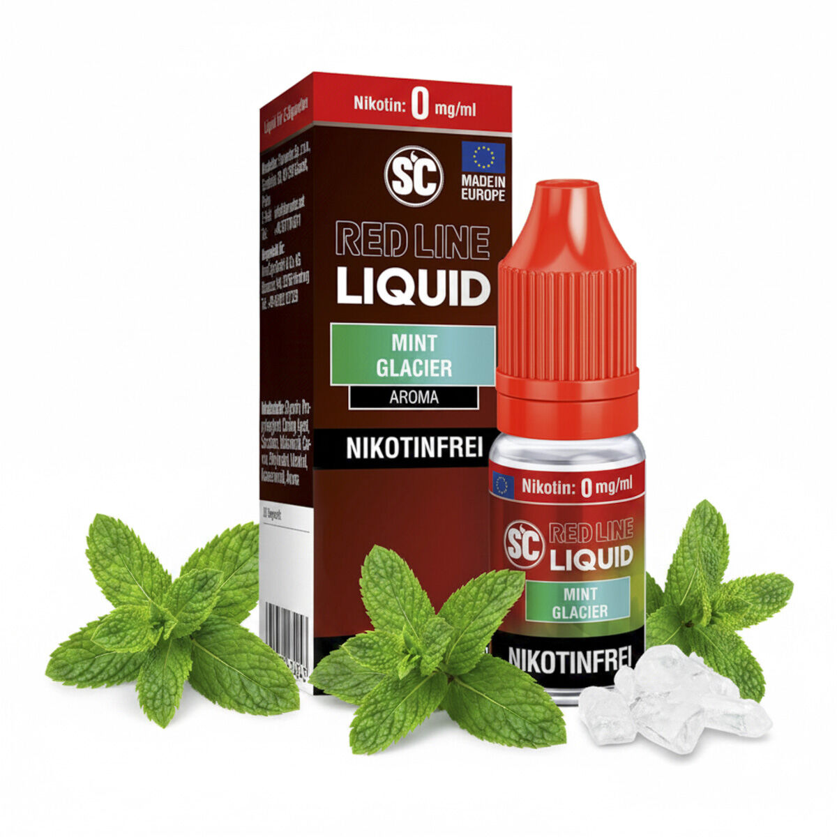 SC Red Line Mint Glacier Nikotinsalz-Liquid 10 ml 00 mg/ml