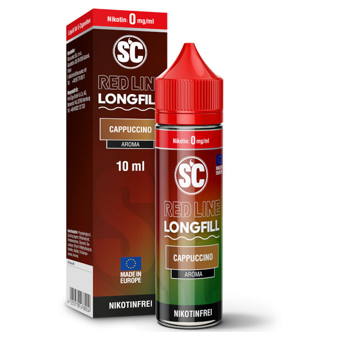Aroma (Longfill) Cappuccino SC Red Line 10ml (60ml Flasche)