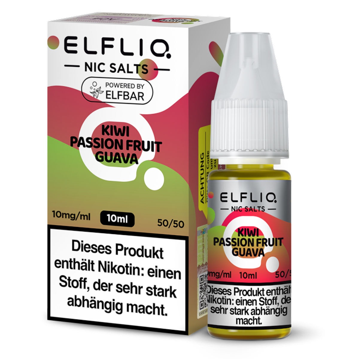 Liquid Nikotinsalz Kiwi Passion Fruit Guava ELFLIQ 10ml 20mg/ml