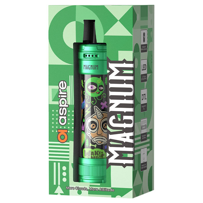 E-Zigaretten Set ASPIRE Magnum 6ml Grün & Evil Eyes