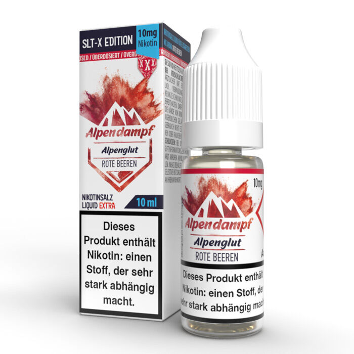 Liquid Nikotinsalz SLT-X Alpenglut Alpendampf 10ml 10mg/ml