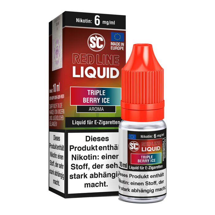 Liquid Red Line Triple Berry Ice SC 10ml 03 mg/ml (leicht)