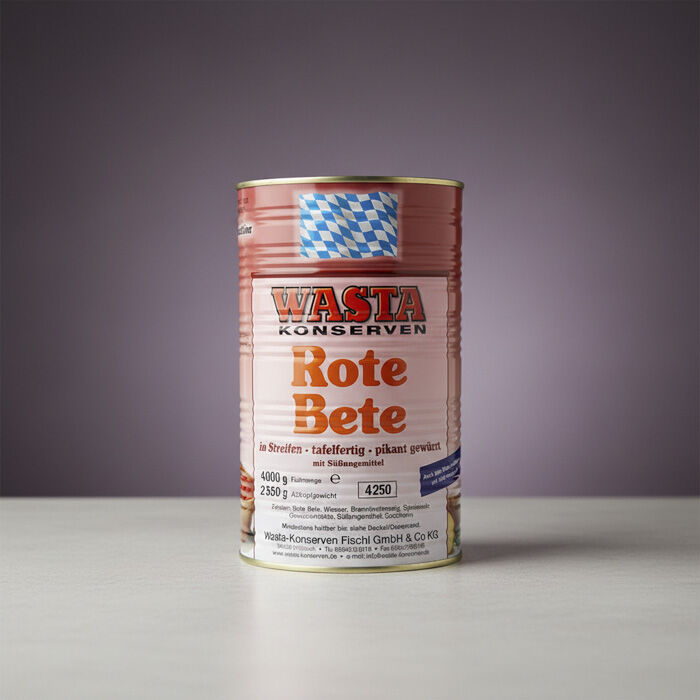 Rote Bete in Streifen in Dose 5L von WASTA
