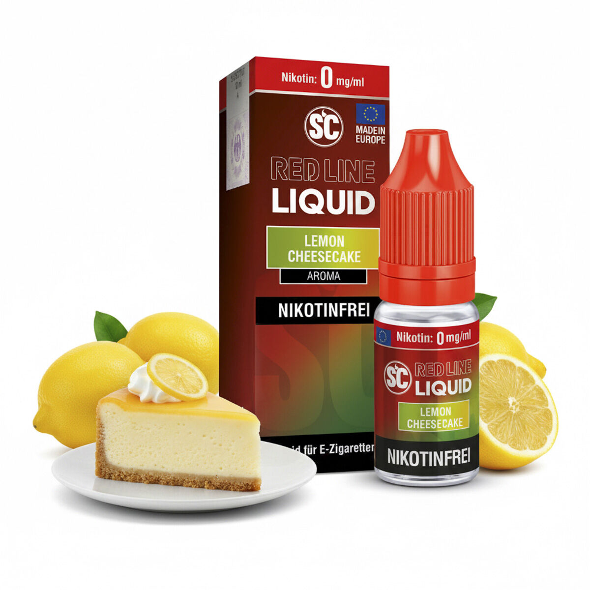 SC Red Line Lemon Cheesecake Liquid 10 ml 0 mg/ml