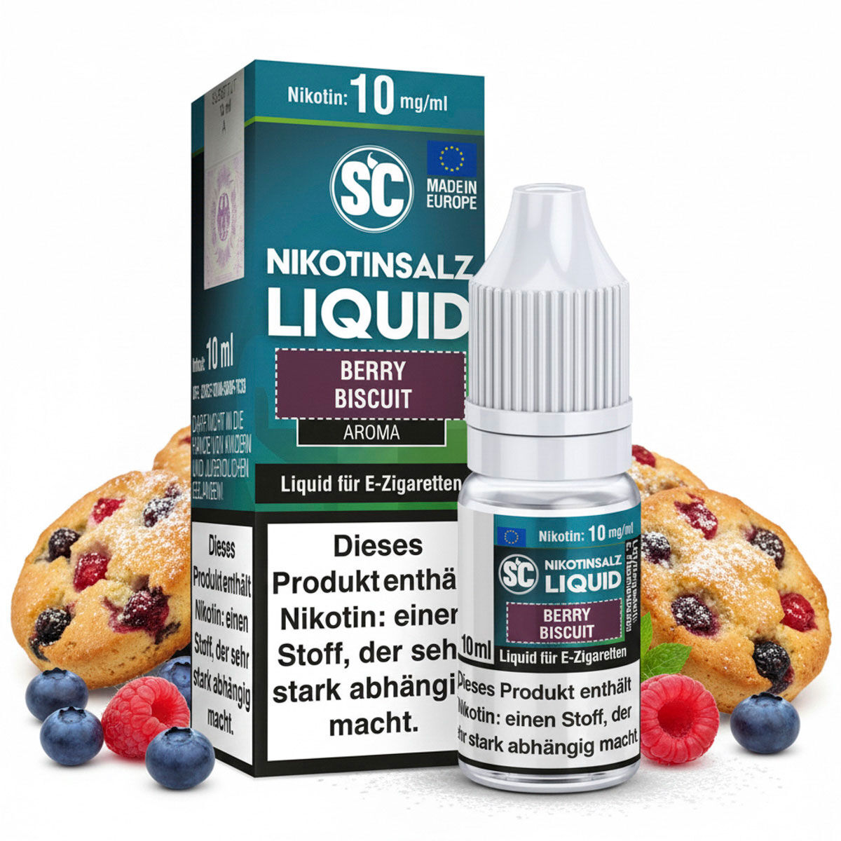 SC Berry Biscuit Nikotinsalz Liquid 10 mg/ml – 10 ml