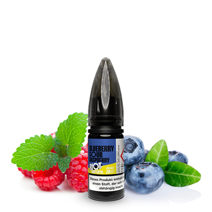 Liquid Nikotinsalz Bar Edition Blueberry Sour Raspberry Riot Squad 10ml 20mg/ml