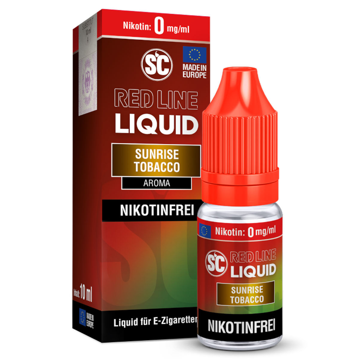 Liquid Nikotinsalz Red Line Sunrise Tobacco SC 10ml 00mg/ml (ohne)