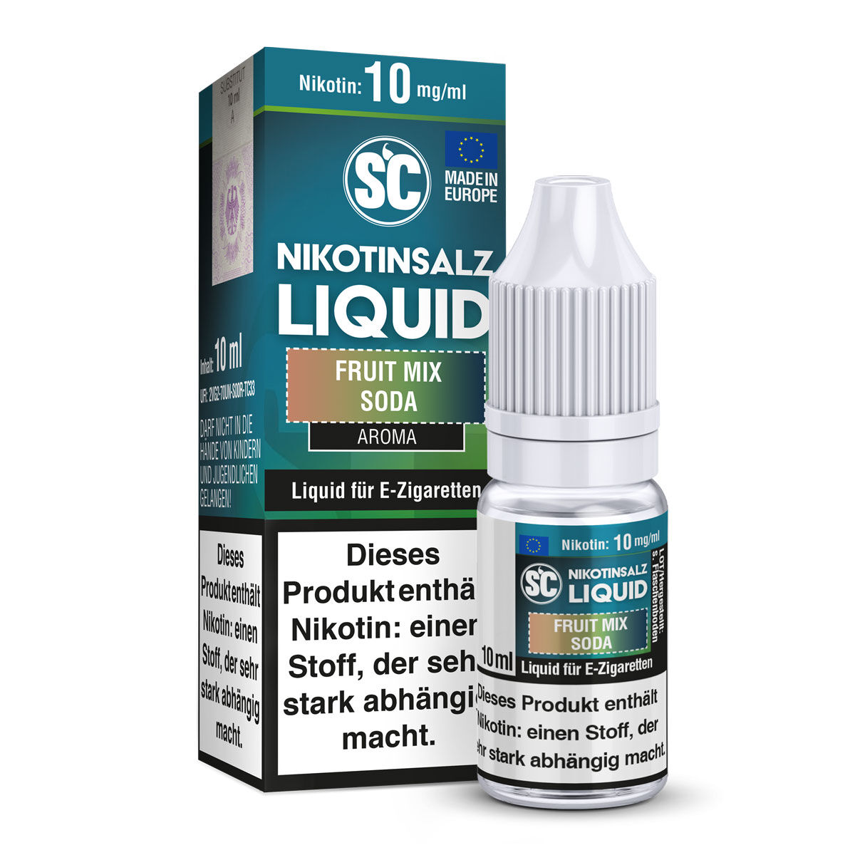 SC Nikotinsalz Liquid Fruit Mix Soda 10 mg/ml 10 ml