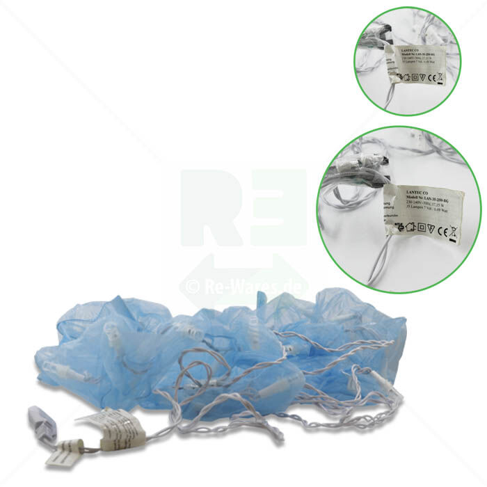 LANTEC Lichterkette LAN-35-250-RG mit 35 Lampen, warmweiß