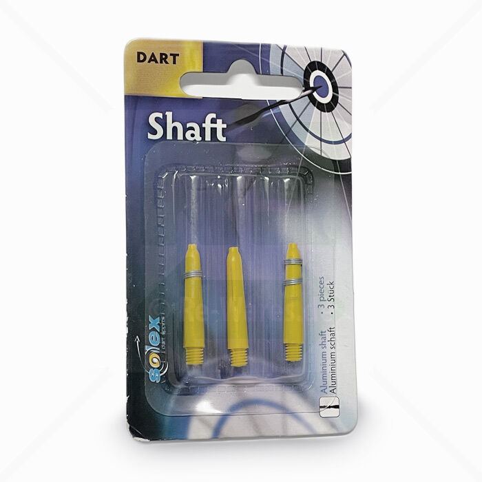 Dartschäfte Solex Sports 3er Pack Aluminium Gelb 28 mm