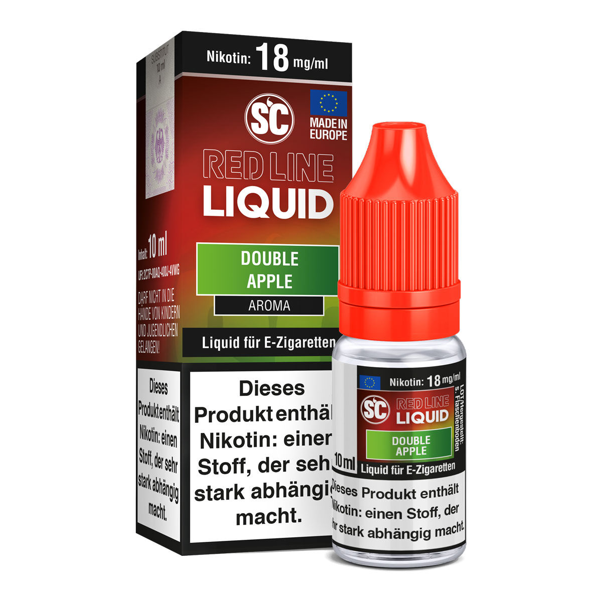 Liquid Red Line Double Apple SC 10ml 18 mg/ml (sehr stark)