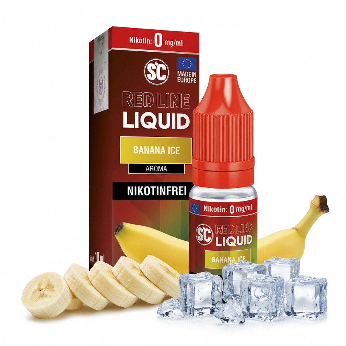 SC Red Line Banana Ice Nikotinsalz-Liquid 10 ml 0 mg/ml