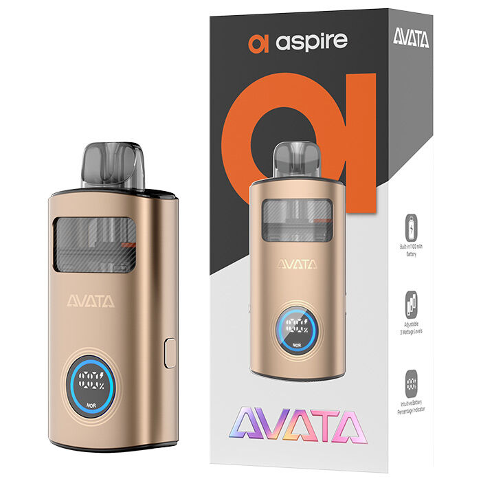 E-Zigaretten Set ASPIRE Avata 1100mAh braun